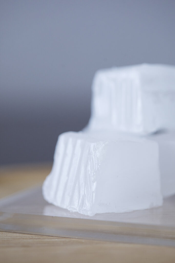 Polyethylene wax sample from the Cerax synthetic wax range